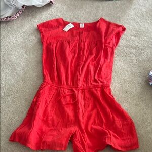 Kids Red Romper